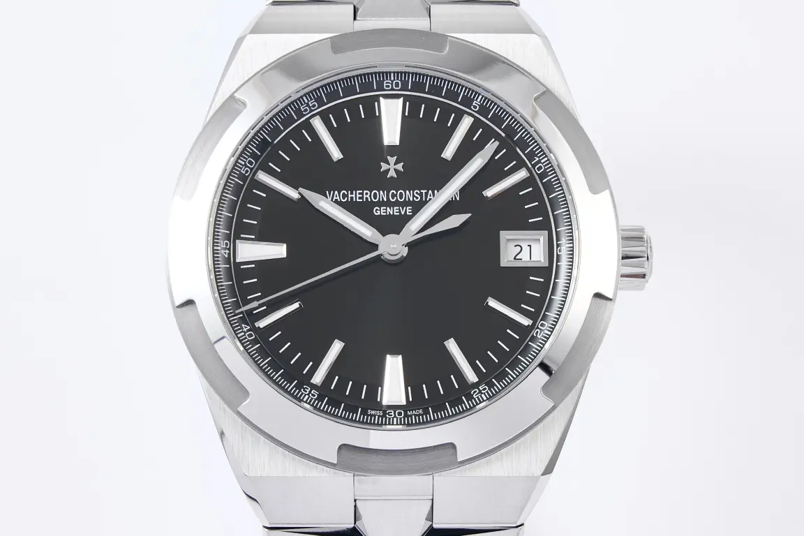FreshLook GS Factory Vacheron Constantin Overseas 4500V Series – Silver Stainless Steel Super Clone Watch with Black Dial, Automatic Movement, Best Replica Quality 5758