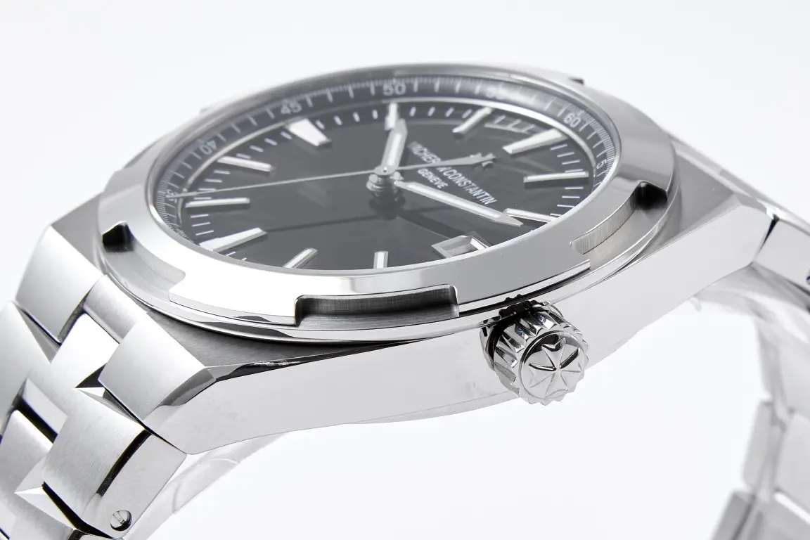 FreshLook GS Factory Vacheron Constantin Overseas 4500V Series – Silver Stainless Steel Super Clone Watch with Black Dial, Automatic Movement, Best Replica Quality 5758