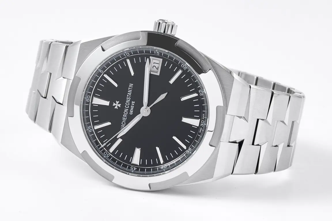 FreshLook GS Factory Vacheron Constantin Overseas 4500V Series – Silver Stainless Steel Super Clone Watch with Black Dial, Automatic Movement, Best Replica Quality 5758