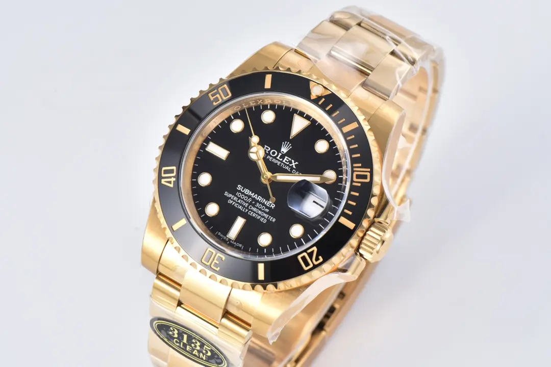 HighPerformance VS Factory Rolex Submariner 40mm 116618 Series – Black Dial, Gold Stainless Steel, Diver Collection 326