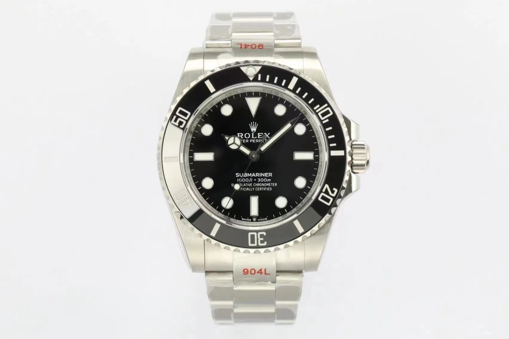 AR Factory Rolex Submariner Black Dial Stainless Steel Oyster Bracelet Automatic Men’s Dive Watch Upgraded 325