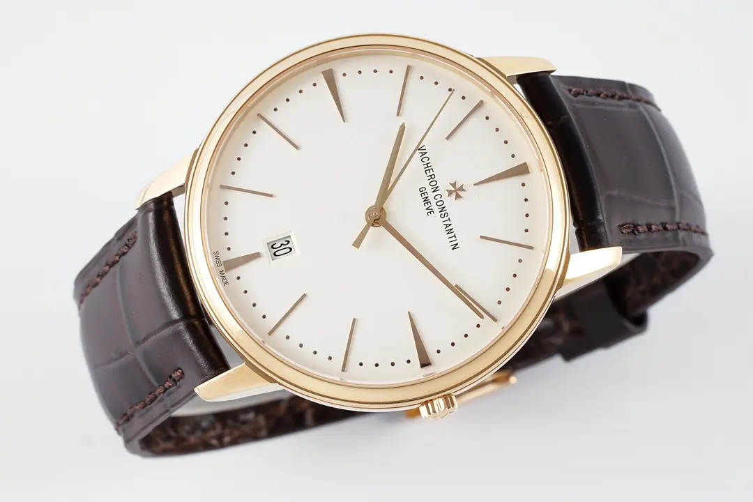 Casual GS Factory Vacheron Constantin Patrimony 85180 Series Watch – Gold Case, Brown Leather Strap,  Design, Best Super Clone Watches 4226