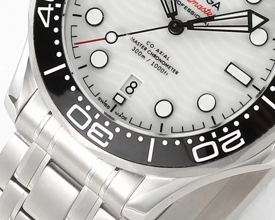 Youthful ZF Factory OMEGA Seamaster Planet Ocean 600m Co-Axial Master Chronometer 42mm Diver’s Watch – Stainless Steel with Black Ceramic Bezel, White Dial by VSF Watches Brand 8341