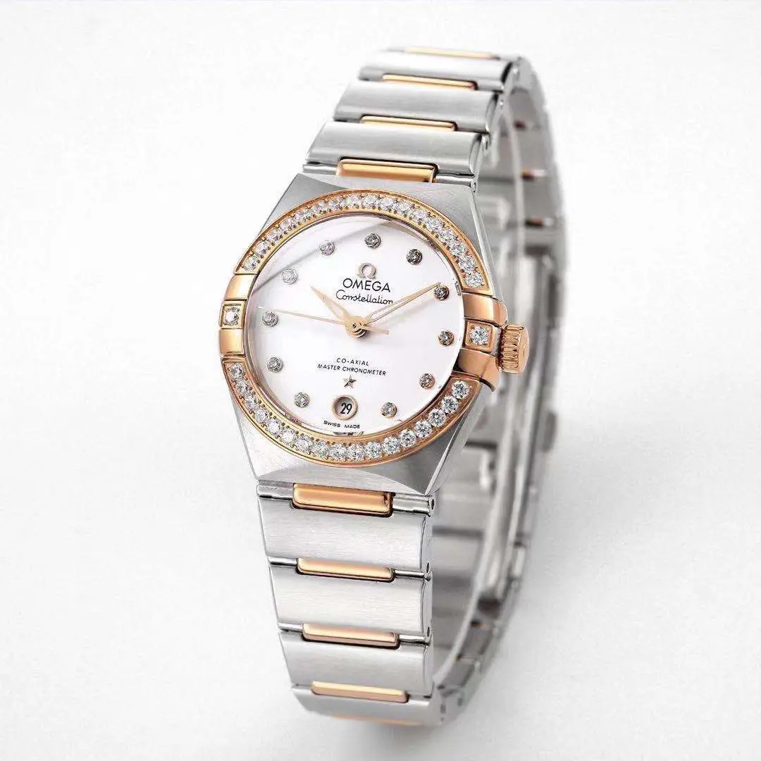 Comfortable Omega Constellation 29mm White Dial Two-Tone VSF Watch Replica –  Quality VSF Timepiece Collection 428
