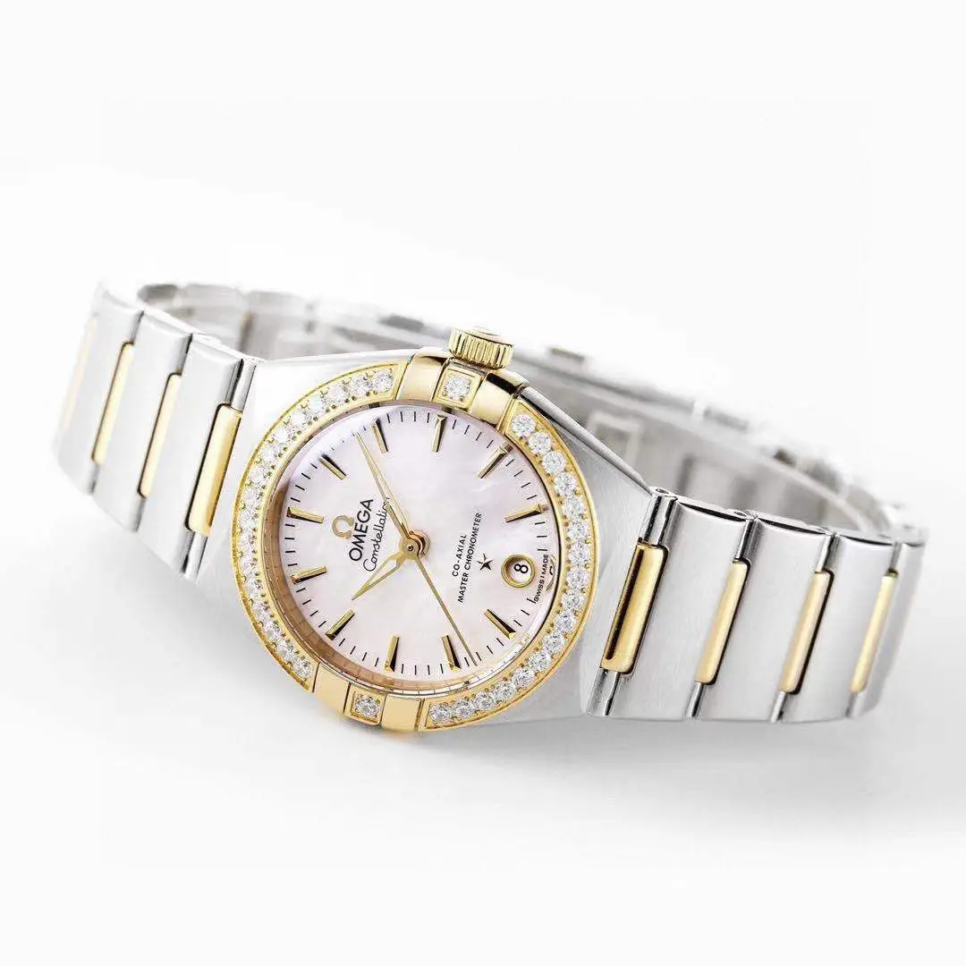 Comfortable Omega Constellation 29mm White Dial Two-Tone VSF Watch Replica –  Quality VSF Timepiece Collection 428