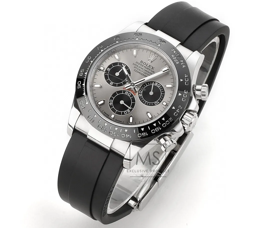 AR Factory Rolex Daytona 4130 – Black Rubber Strap, Panda Dial, Ultra-Thin Case by VSF Watches Official Store Effortless 4906