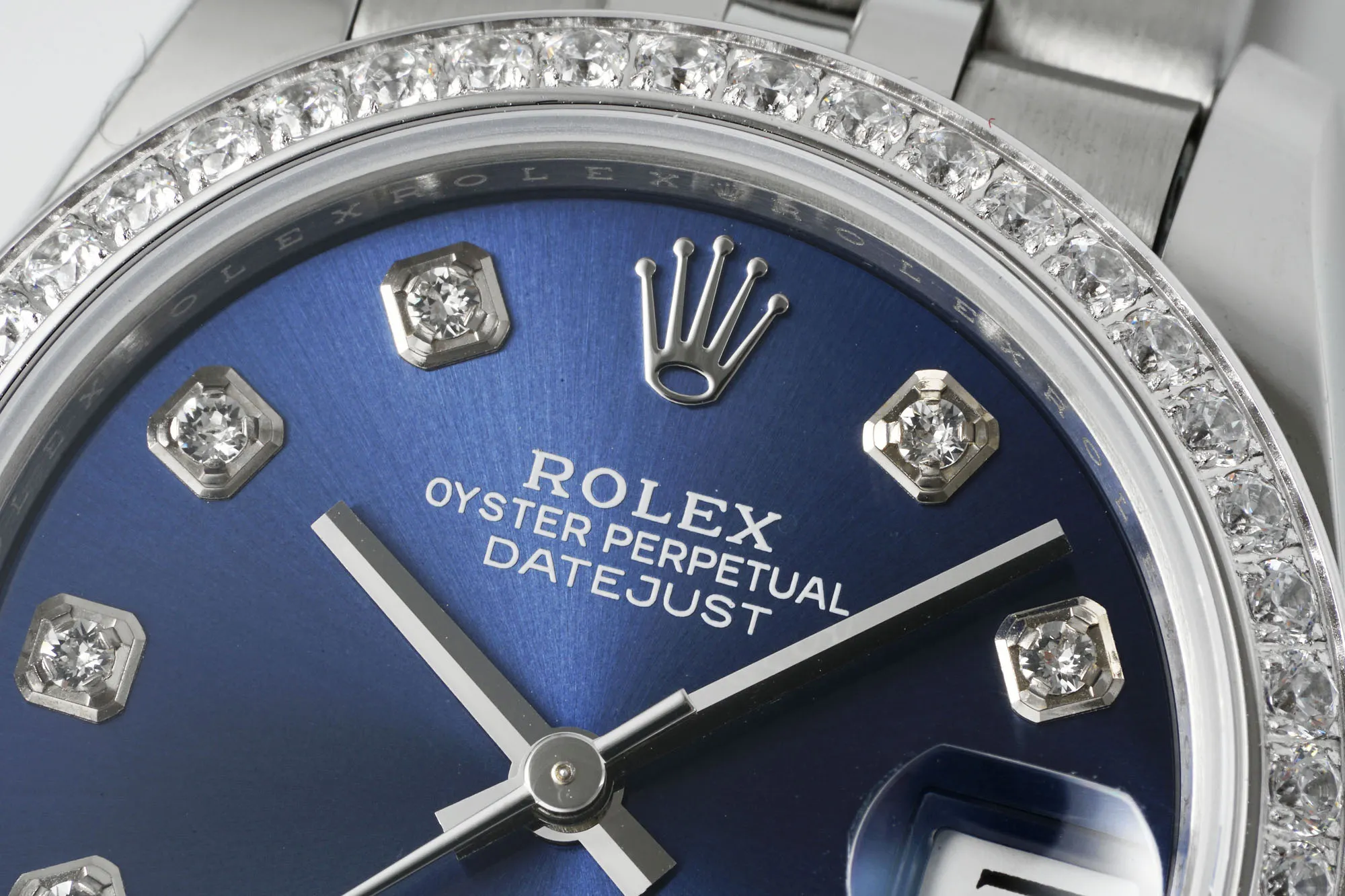 Soft AR Factory Rolex Datejust 31mm Blue Dial Diamond Bezel Stainless Steel Jubilee Bracelet Women’s Luxury Watch 250