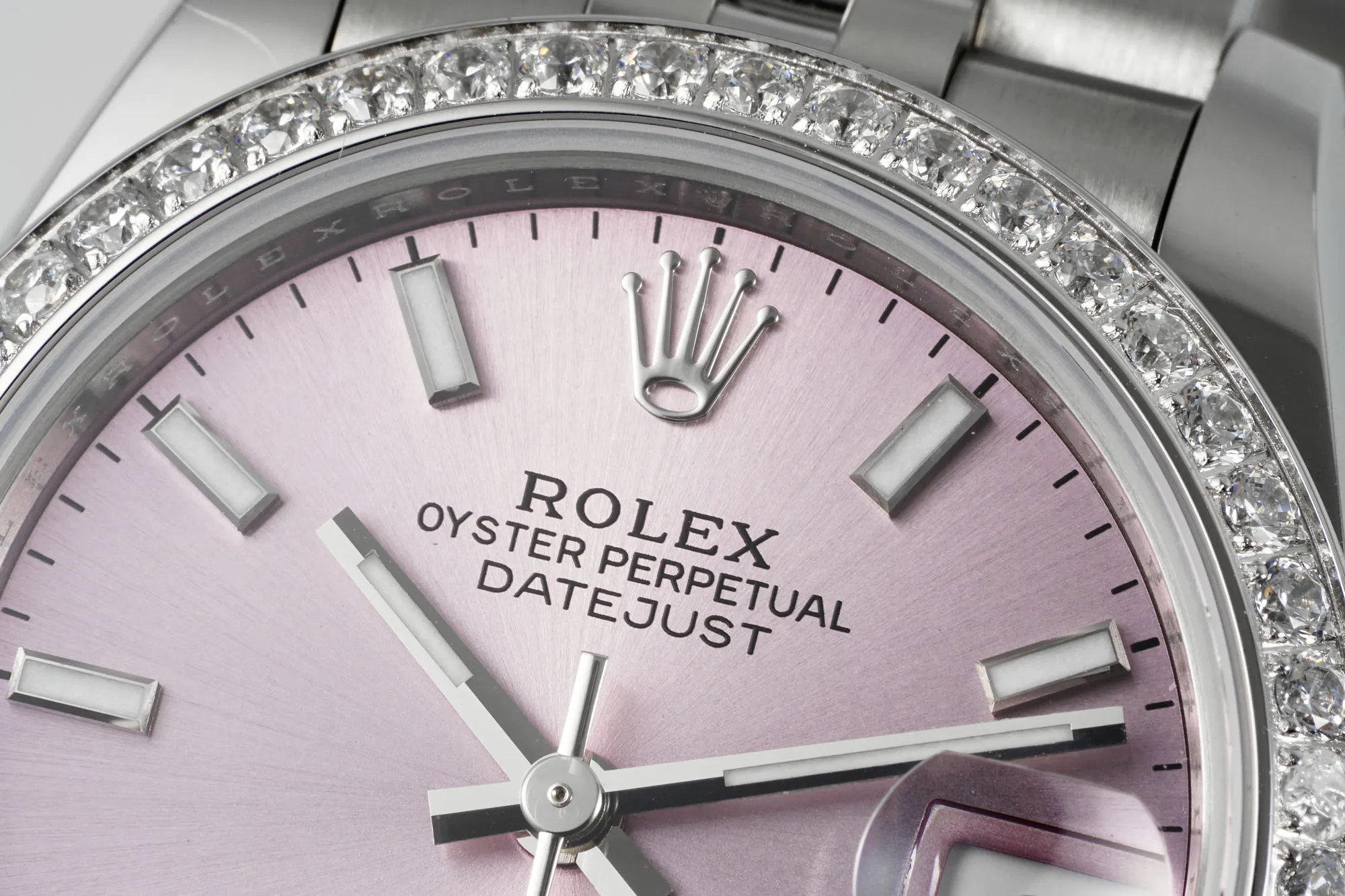 AR Factory Rolex Datejust 31mm Pink Dial Diamond Bezel Stainless Steel Jubilee Bracelet Women’s Luxury Watch SmartChoice 4898