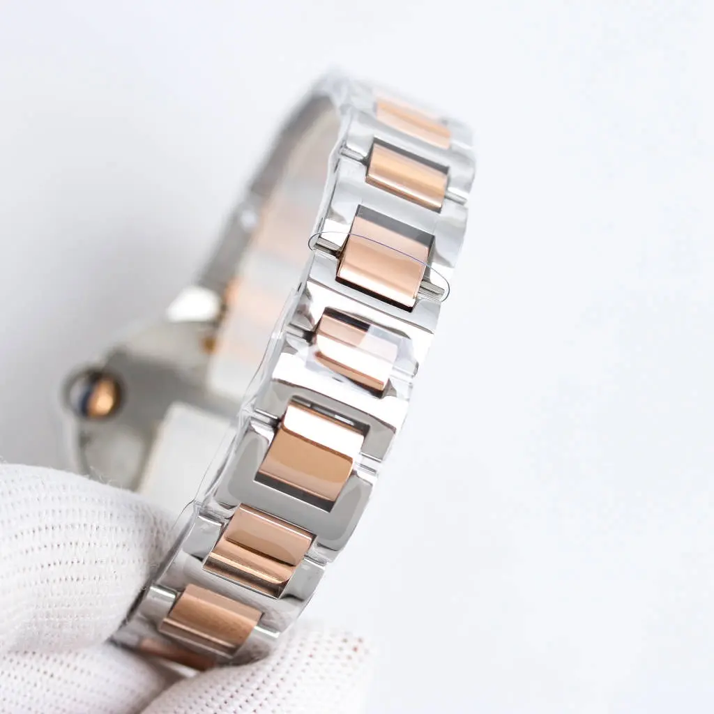 3K Factory Cartier Ballon Bleu Automatic Rose Gold Steel Best Replica Watch NewStyle 2747