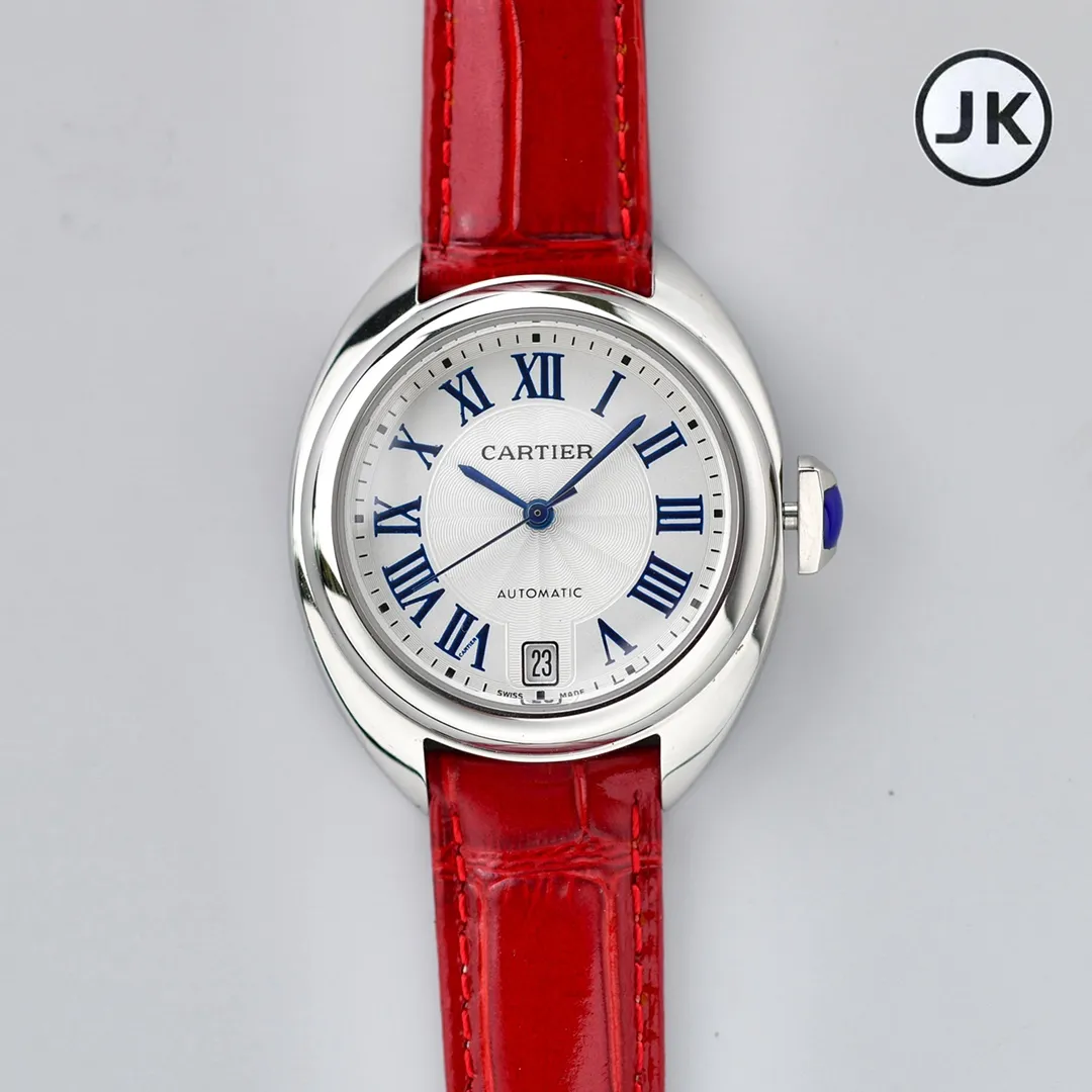 3K Factory Cartier Cle de Cartier Automatic Red Leather – Best Replica Watches WellDesigned 2853
