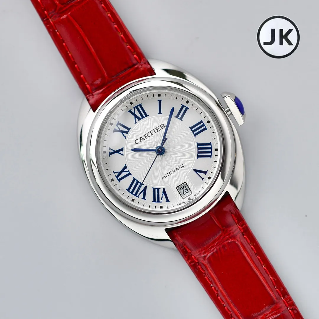 3K Factory Cartier Cle de Cartier Automatic Red Leather – Best Replica Watches WellDesigned 2853