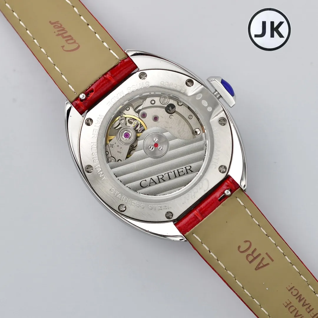3K Factory Cartier Cle de Cartier Automatic Red Leather – Best Replica Watches WellDesigned 2853