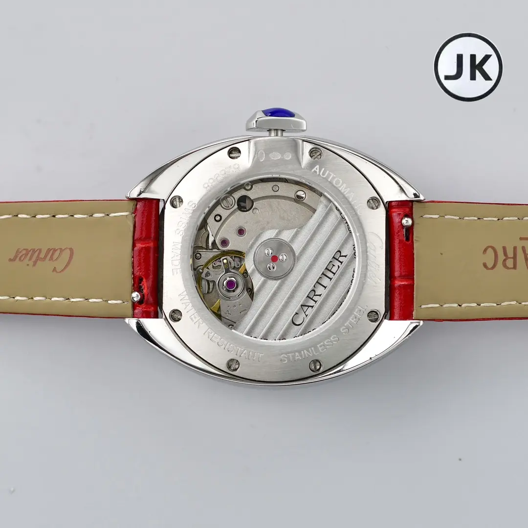 3K Factory Cartier Cle de Cartier Automatic Red Leather – Best Replica Watches WellDesigned 2853