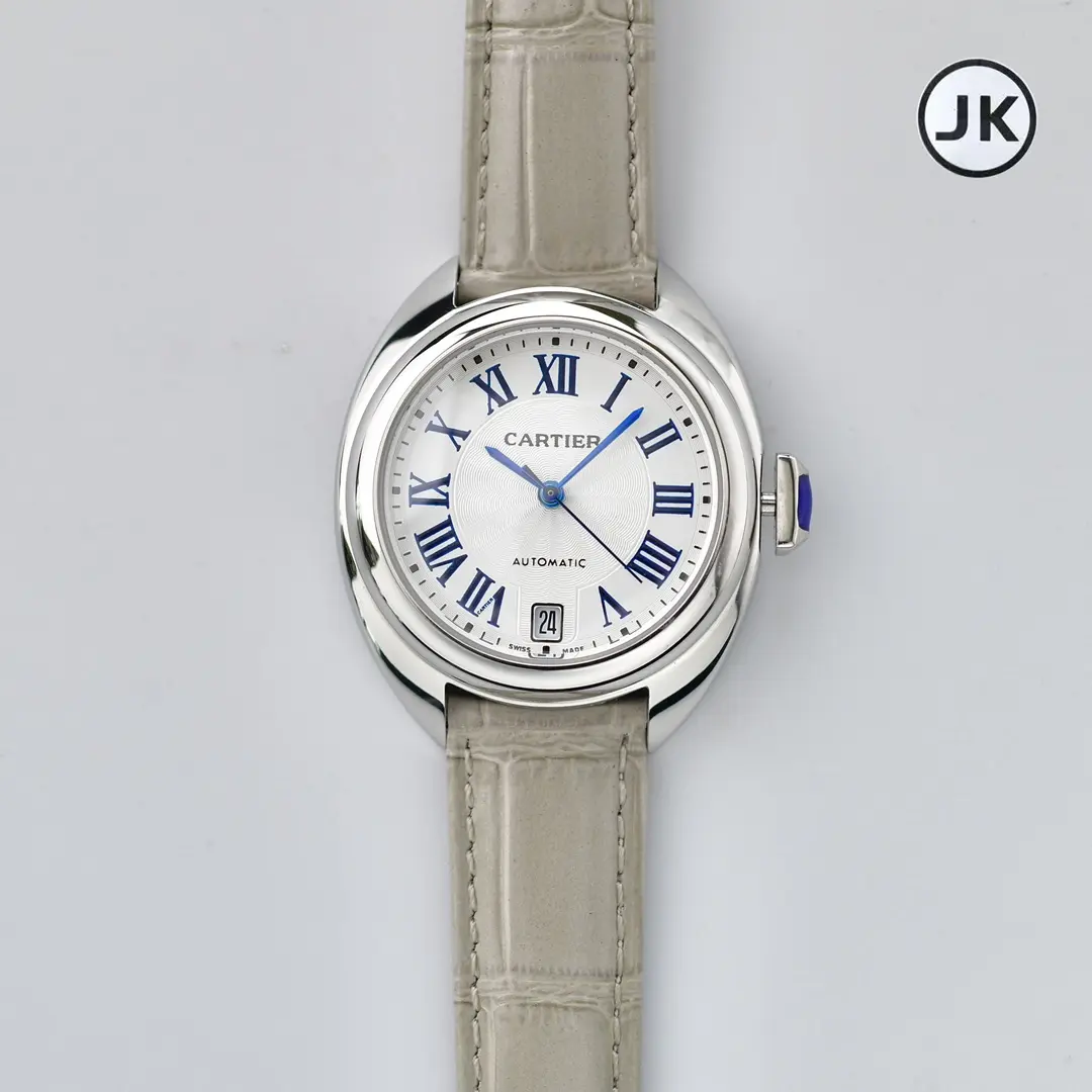 3K Factory Cartier Cle de Cartier Automatic Silver Watch – Best Replica Watches Elegant 2854