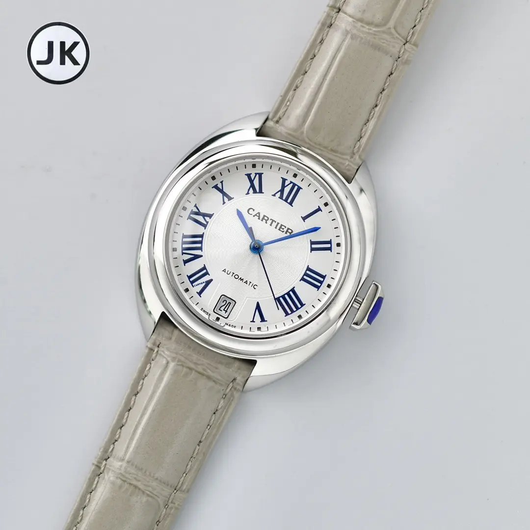 3K Factory Cartier Cle de Cartier Automatic Silver Watch – Best Replica Watches Elegant 2854