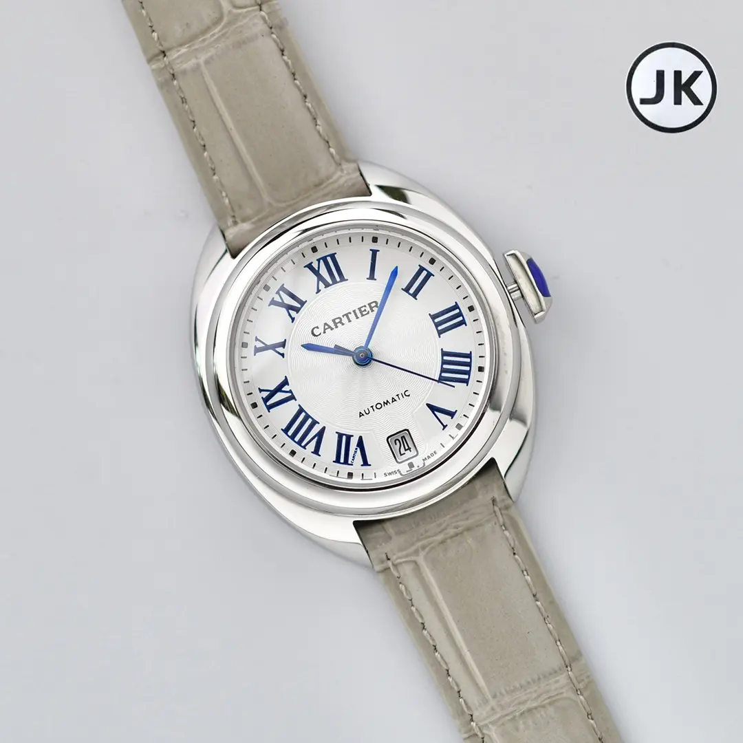 3K Factory Cartier Cle de Cartier Automatic Silver Watch – Best Replica Watches Elegant 2854