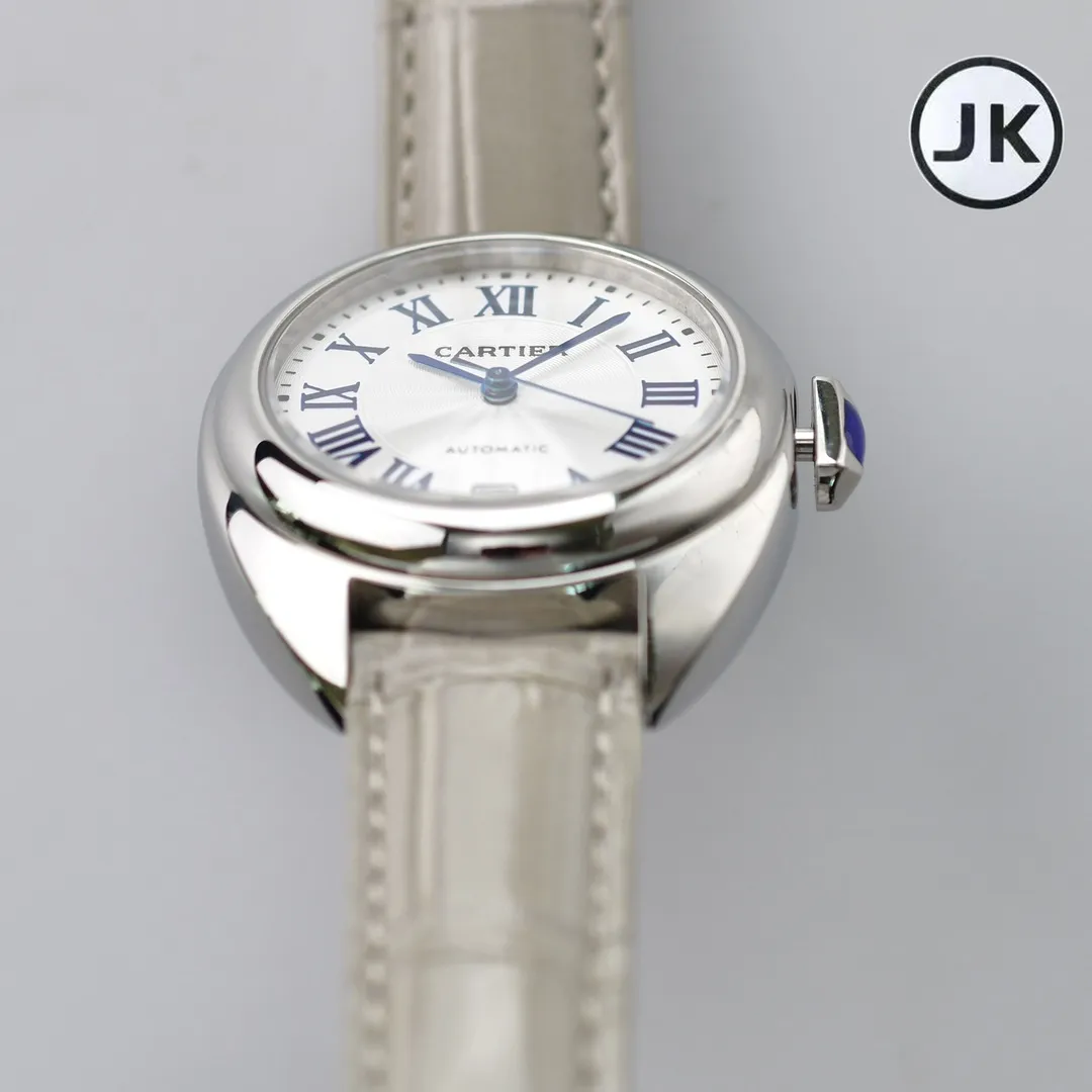 3K Factory Cartier Cle de Cartier Automatic Silver Watch – Best Replica Watches Elegant 2854