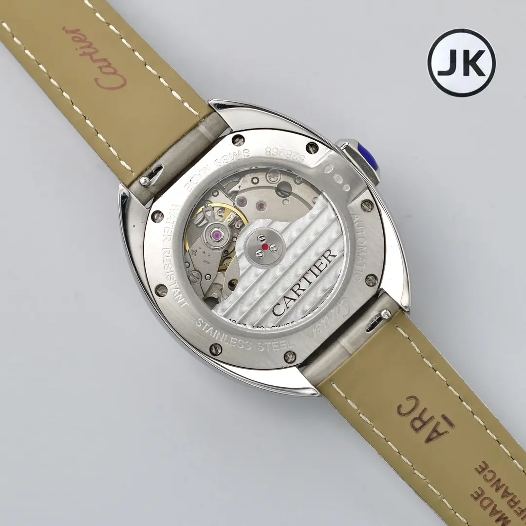 3K Factory Cartier Cle de Cartier Automatic Silver Watch – Best Replica Watches Elegant 2854