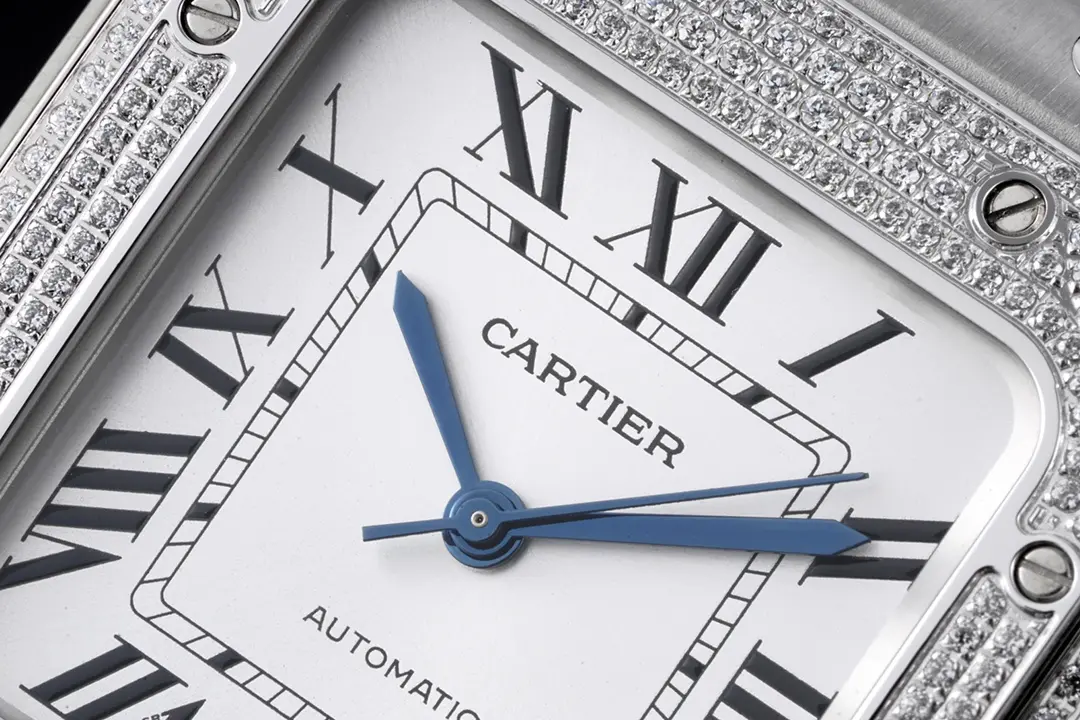 Affordable 3K Factory Cartier Santos de Cartier Watch Silver  – Top Replica Watch 2763