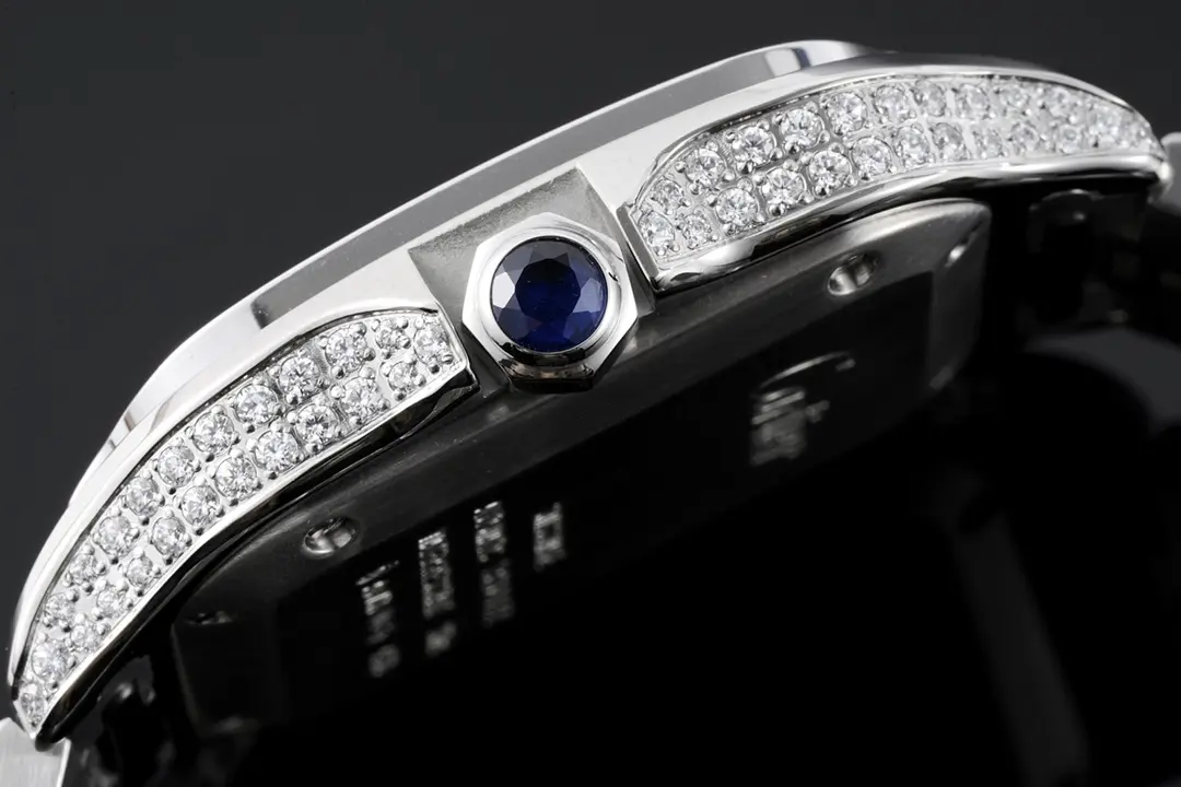 Affordable 3K Factory Cartier Santos de Cartier Watch Silver  – Top Replica Watch 2763