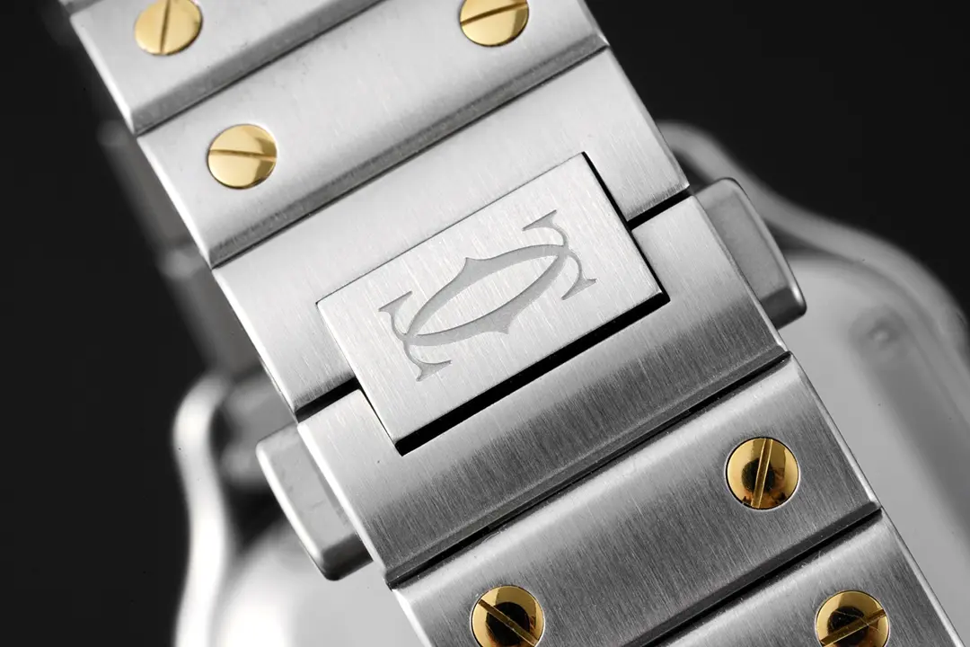 GoAnywhere 3K Factory Cartier Santos de Cartier Watch Silver Gold White – Best Replica Watch 5151