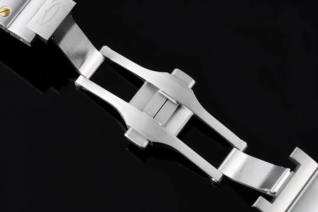 GoAnywhere 3K Factory Cartier Santos de Cartier Watch Silver Gold White – Best Replica Watch 5151
