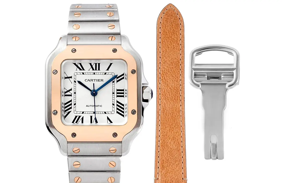 3K Factory Cartier Santos de Cartier Watch Silver White – Top Replica Watch EasyMatch 2779
