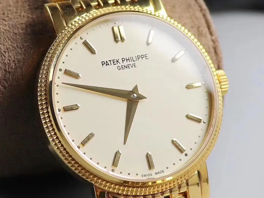 Versatile 3K Factory Patek Philippe Calatrava 5120G Gold Super Clone Replica Watch 3507