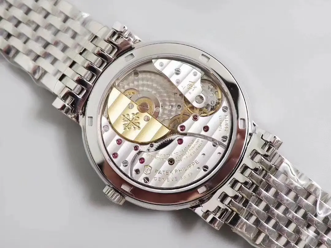 Affordable 3K Factory Patek Philippe Calatrava 5120G Silver Super Clone Replica Watch 3506