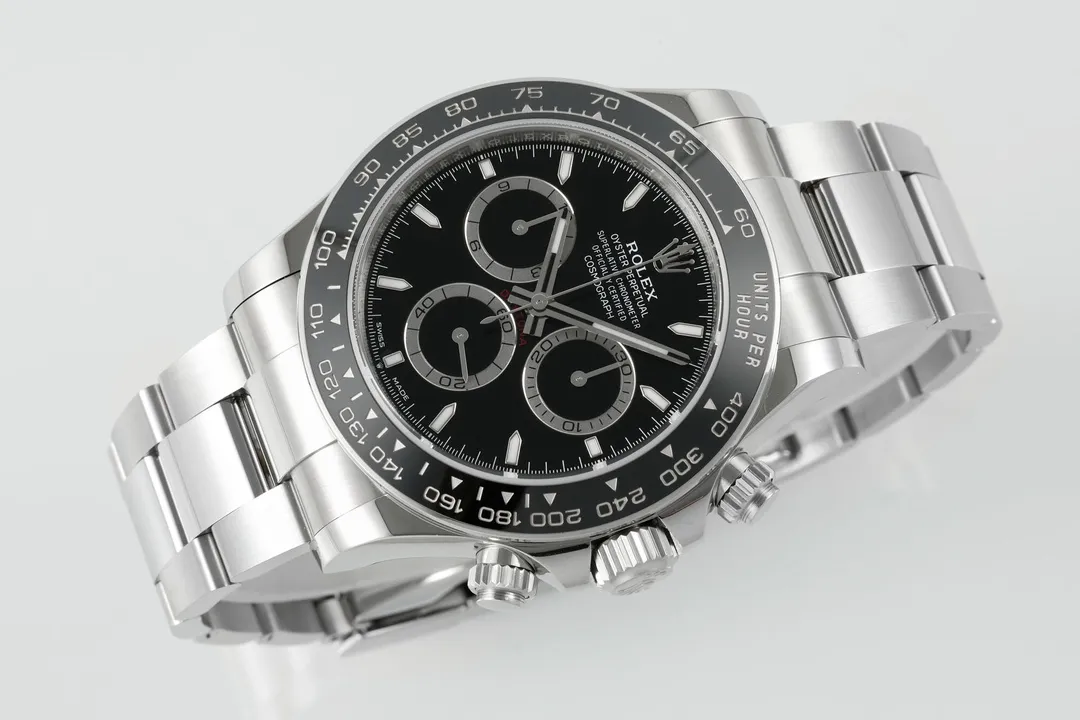 BT Factory Rolex Daytona M126500LN Perfect Edition – Silver Stainless Steel, Black Dial, VSF Watches Chronograph Bright 4814