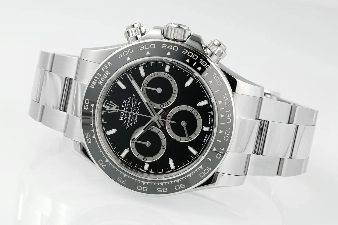 BT Factory Rolex Daytona M126500LN Perfect Edition – Silver Stainless Steel, Black Dial, VSF Watches Chronograph Bright 4814