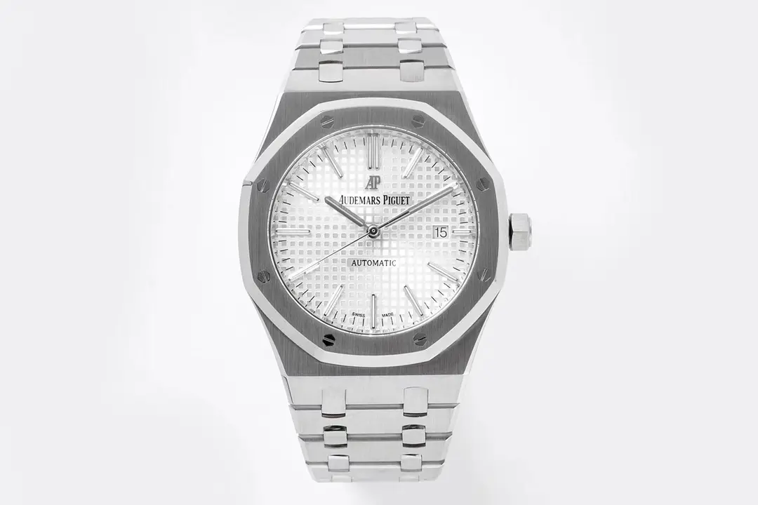Sleek 8F Factory Audemars Piguet Royal Oak 15400 Silver Automatic Super Clone Watch 5318