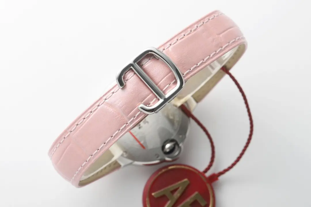 Thermal AF Factory Ballon Bleu 33 Pink Leather Watch 2686