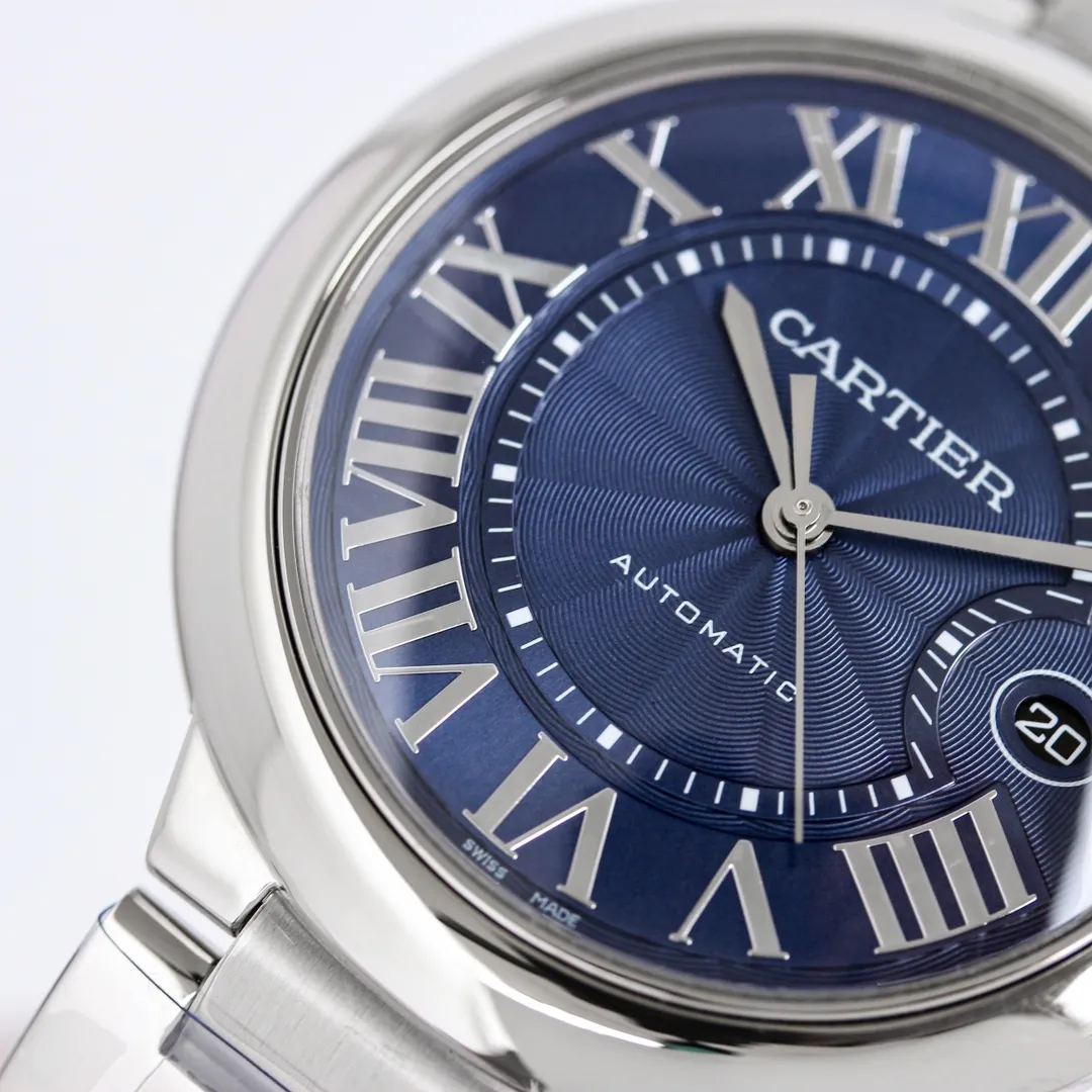 Resilient AF Factory CARTIER Ballon Bleu 40 Steel Blue Dial 2706