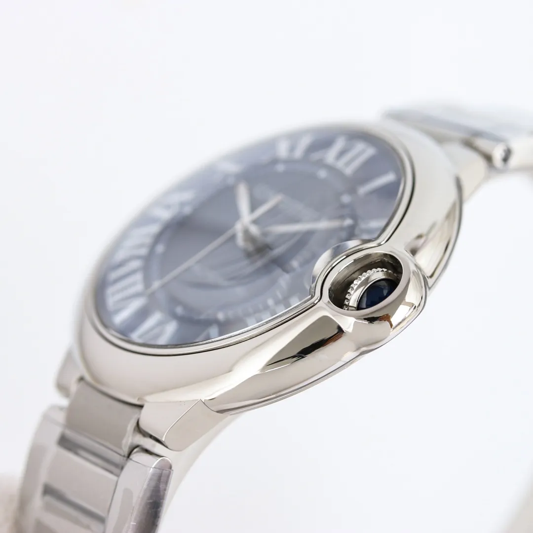 Resilient AF Factory CARTIER Ballon Bleu 40 Steel Blue Dial 2706