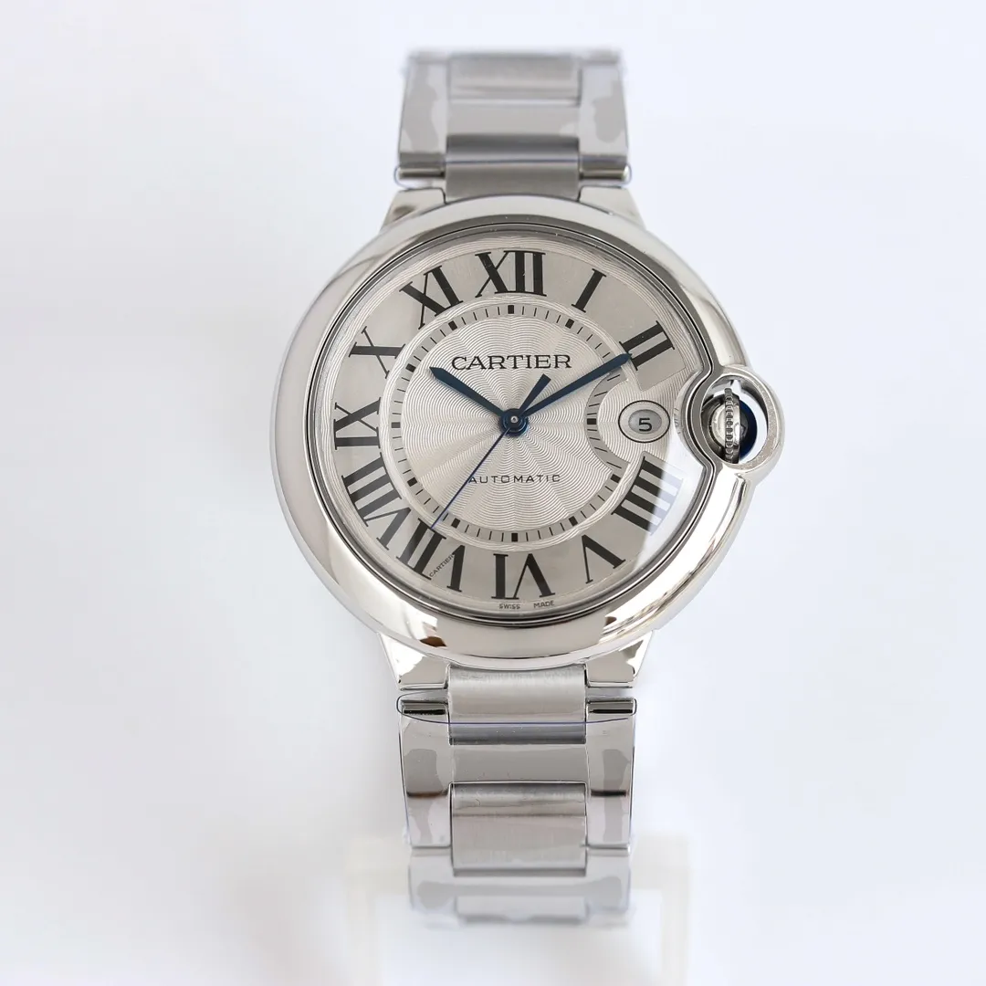 Durable AF Factory CARTIER Ballon Bleu 40 Steel Watch Silver 2687