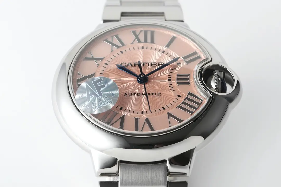 AF Factory Cartier Ballon Bleu 33 Pink Dial Steel Elegant 2700