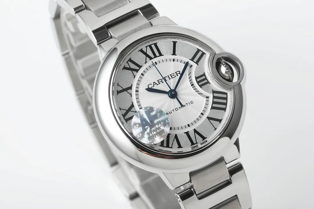 AF Factory Cartier Ballon Bleu 33mm Silver Watch ModernLook 2703