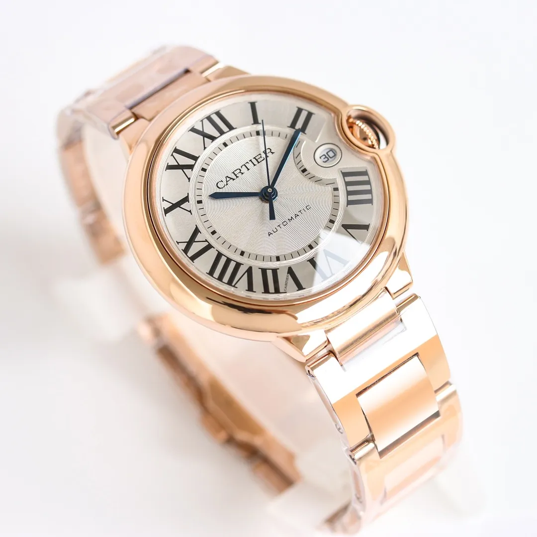 AF Factory Cartier Ballon Bleu 40 Rose Gold Automatic Lightweight 2708
