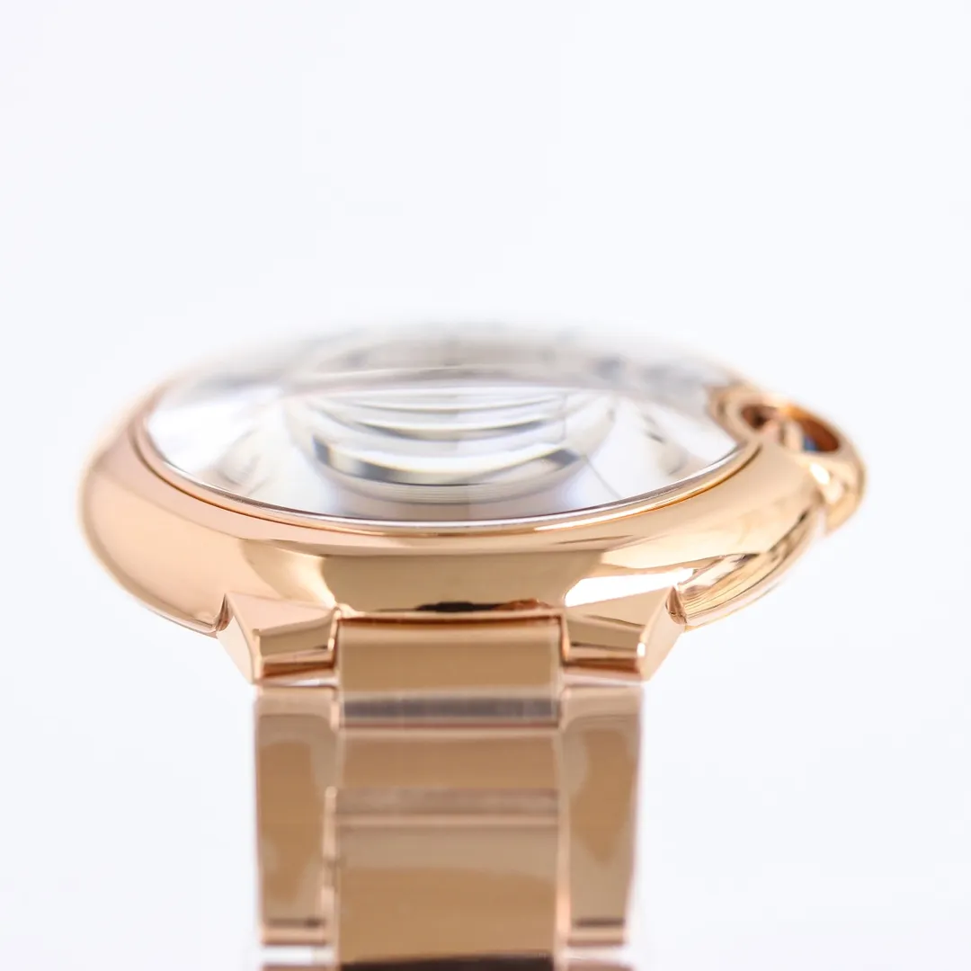AF Factory Cartier Ballon Bleu 40 Rose Gold Automatic Lightweight 2708