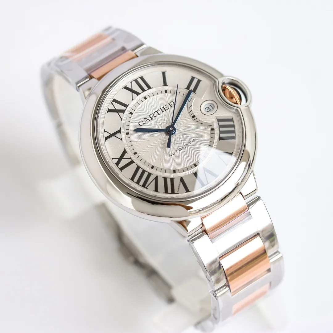 WrinkleFree AF Factory Cartier Ballon Bleu 40mm Two Tone Automatic 2707