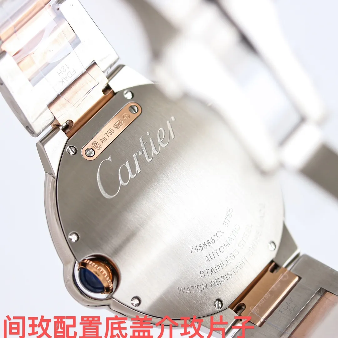 WrinkleFree AF Factory Cartier Ballon Bleu 40mm Two Tone Automatic 2707