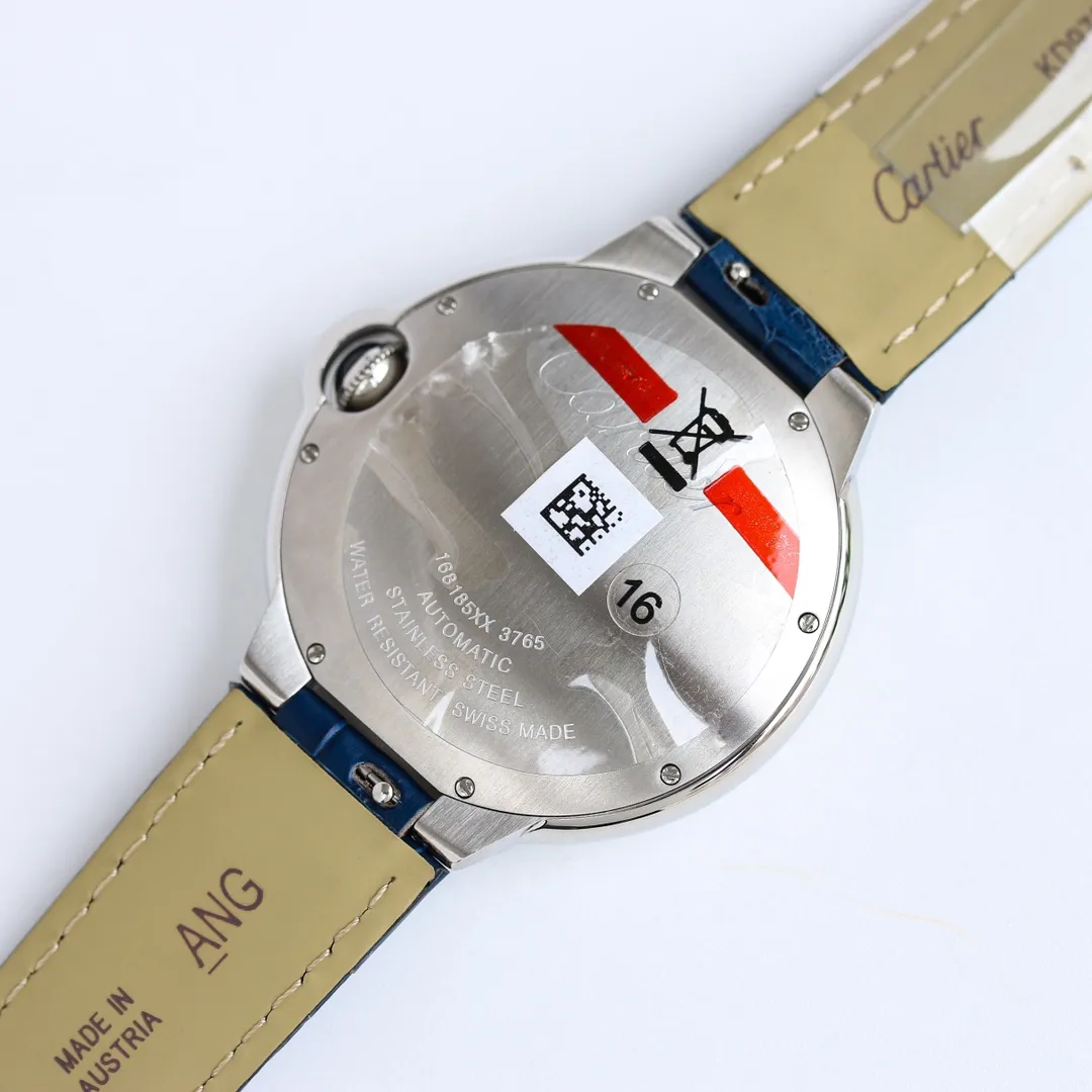 AF Factory Cartier Ballon Bleu Automatic Blue Leather SmartChoice 2722
