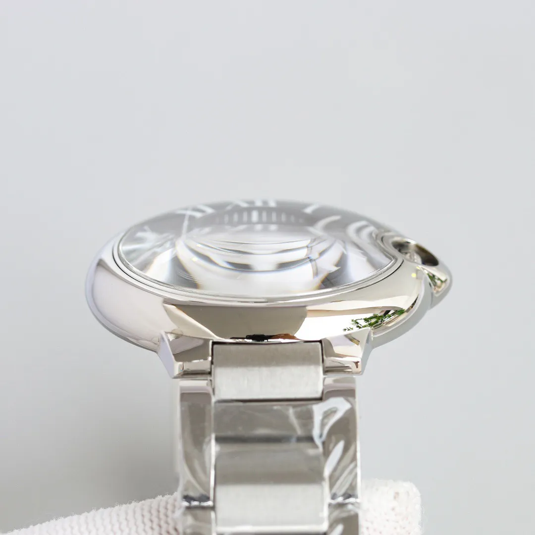 AF Factory Cartier Ballon Bleu Automatic Watch Silver Black MoistureWicking 2721