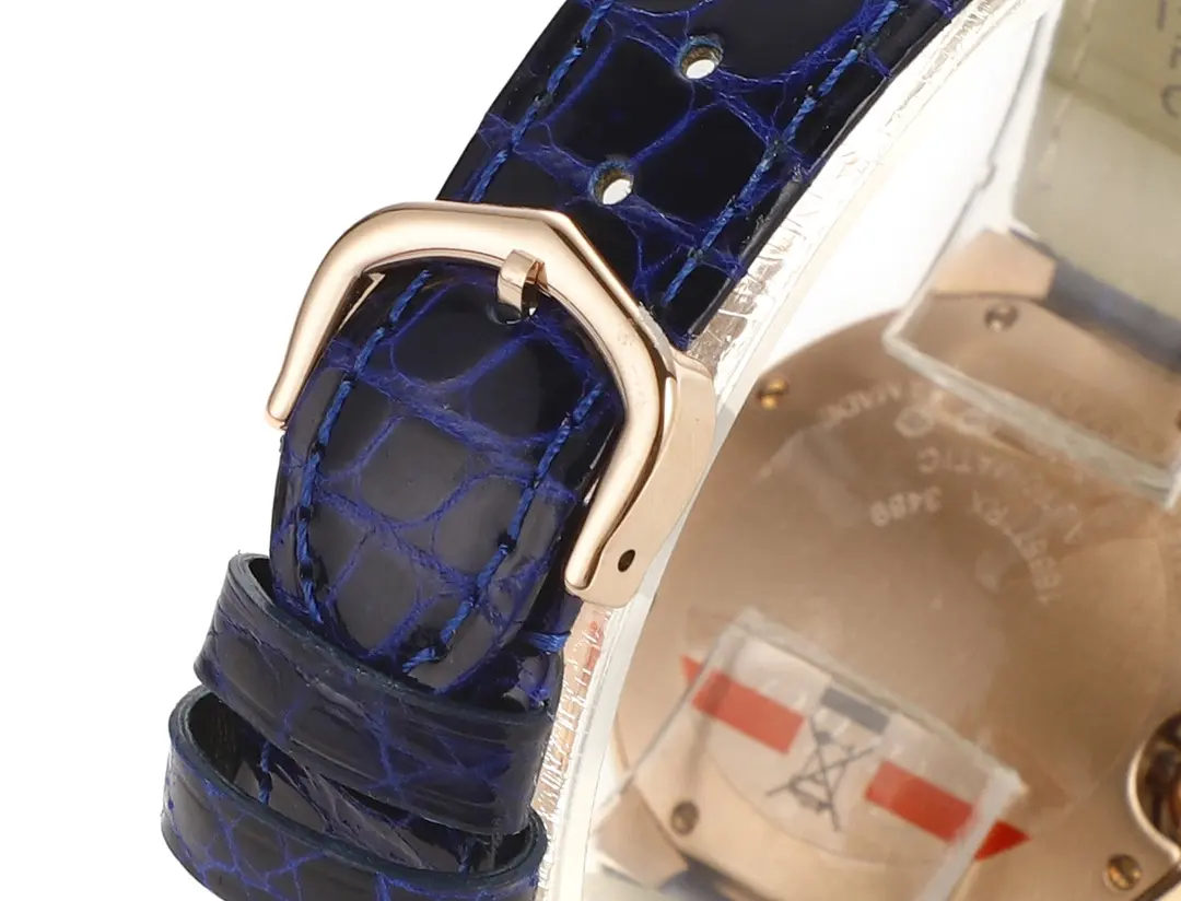 UrbanChic AF Factory Cartier Ballon Bleu WJBB0080 Rose Gold Blue Leather 2699