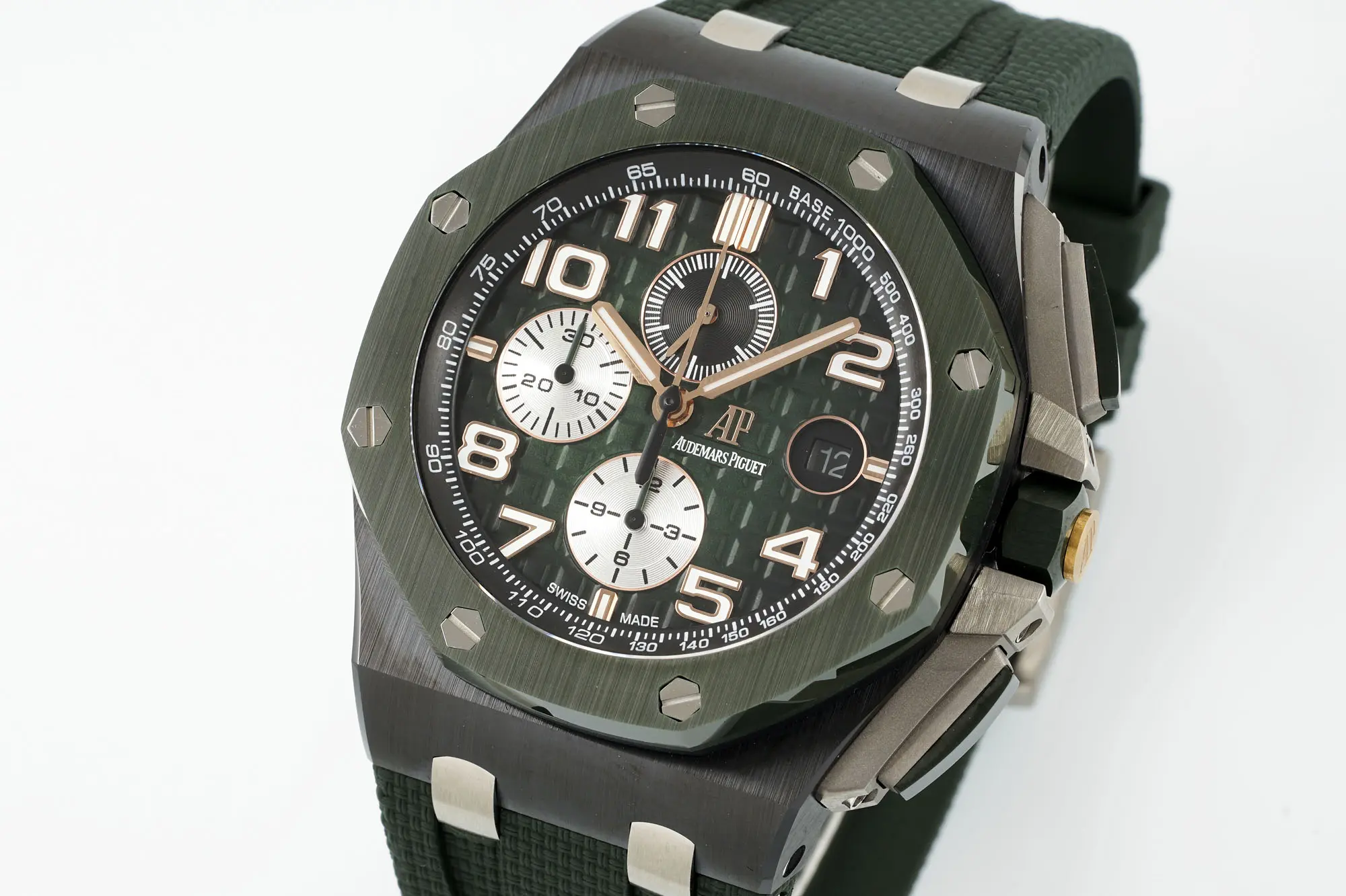 APS Factory Audemars Piguet Royal Oak Offshore 26400 Green Super Clone Watch Trendy 4578