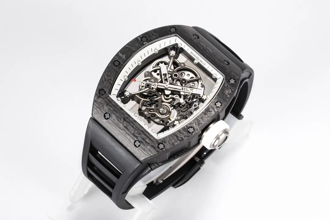 Trendy APS Factory Richard Mille RM055 NTPT Carbon Black Super Clone Luxury Watch 3836