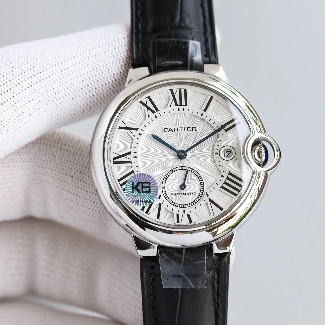 Vibrant Cartier Ballon Bleu Automatic Watch Silver Black – High-Quality Replica Watches & Fake Cartier Edition 2742