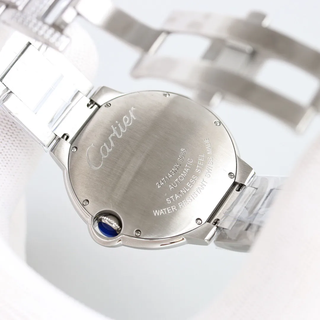 Vibrant Cartier Ballon Bleu Automatic Watch Silver Black – High-Quality Replica Watches & Fake Cartier Edition 2742