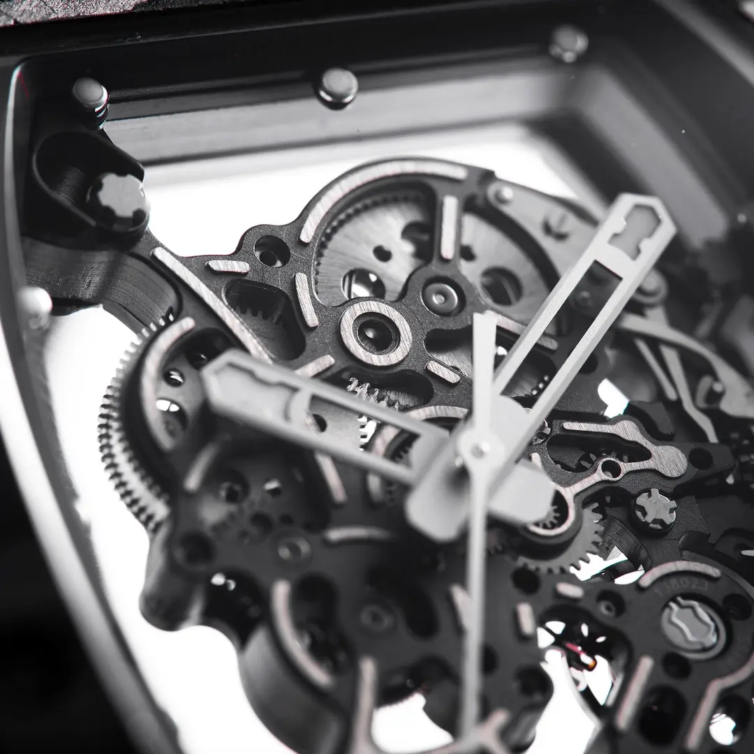 JB Factory Richard Mille RM055 Carbon Fiber Black Rubber Super Clone Luxury Watch TimelessDesign 5942